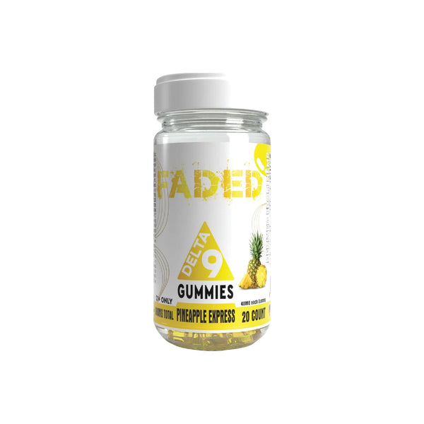Faded Delta 9 800mg 20ct Gummies Jar - Premium  from H&S WHOLESALE - Just $16.00! Shop now at H&S WHOLESALE