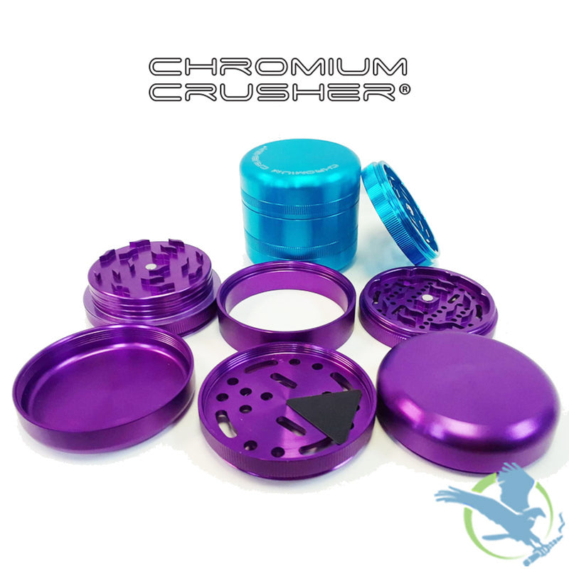 Chromium Crusher Grinder 1ct 70371 - Premium  from H&S WHOLESALE - Just $16.50! Shop now at H&S WHOLESALE