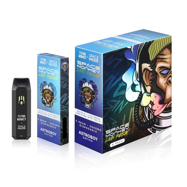 Flying Monkey + Space Monkey Delta 8 Live Resin 3g disposables vape - Premium  from H&S WHOLESALE - Just $15! Shop now at H&S WHOLESALE