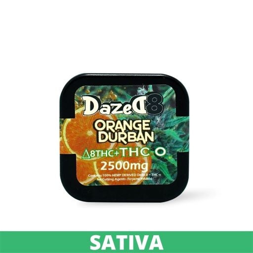 DazeD8 THC-O dabs 2500mg 1ct - Premium  from H&S WHOLESALE - Just $13.00! Shop now at H&S WHOLESALE