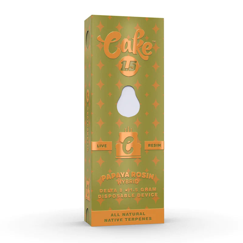 Cake Delta 8 1.5g LIVE RESIN Disposable vape - Premium  from H&S WHOLESALE - Just $18.00! Shop now at H&S WHOLESALE