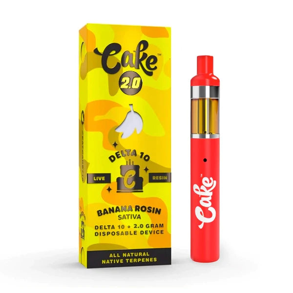 Cake 2g Delta 10 Live Resin Disposable Vape 1ct - Premium  from H&S WHOLESALE - Just $14! Shop now at H&S WHOLESALE