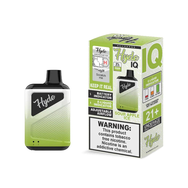 Hyde IQ 5000 puffs 5% 10ct disposable vape - Premium  from H&S WHOLESALE - Just $75! Shop now at H&S WHOLESALE