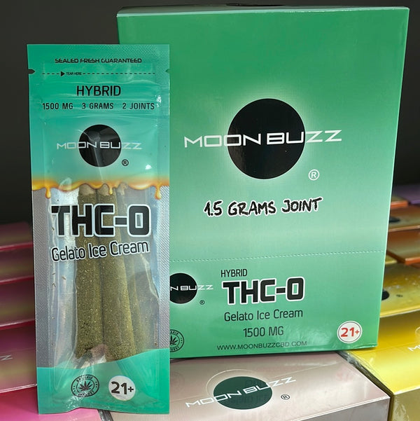 Curevana Moon Buzz Preroll THC-O 1.5g Joint 1500mg 12ct - Premium  from H&S WHOLESALE - Just $60.00! Shop now at H&S WHOLESALE