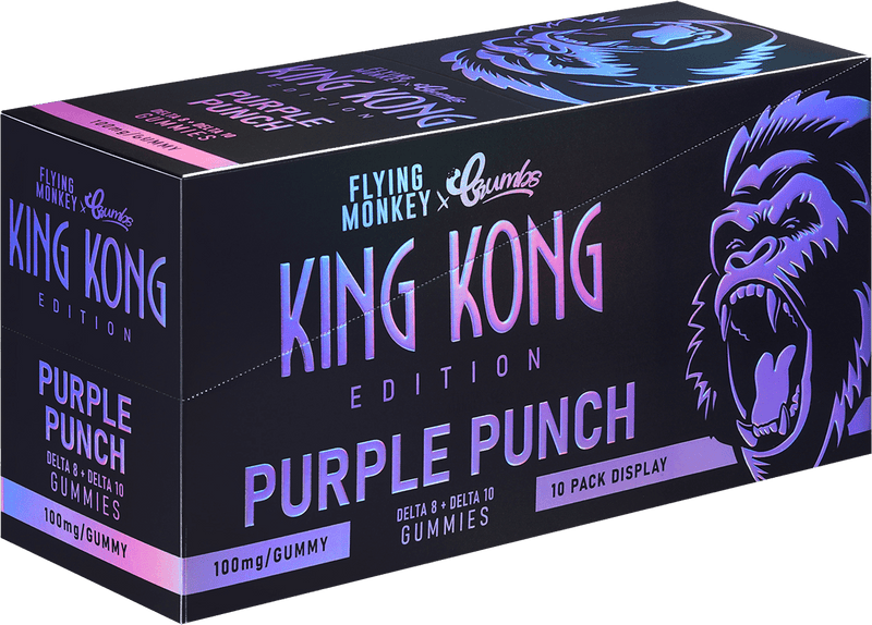 Flying monkey X Crumbs King Kong Delta 8 & Delta 1000mg 10ct gummies - Premium  from H&S WHOLESALE - Just $10.00! Shop now at H&S WHOLESALE