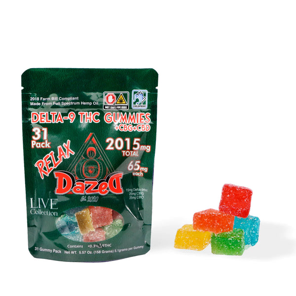 Dazed Live Collection 2015mg D9 & CBG & CBD 1ct Gummies - Premium  from H&S WHOLESALE - Just $16.00! Shop now at H&S WHOLESALE
