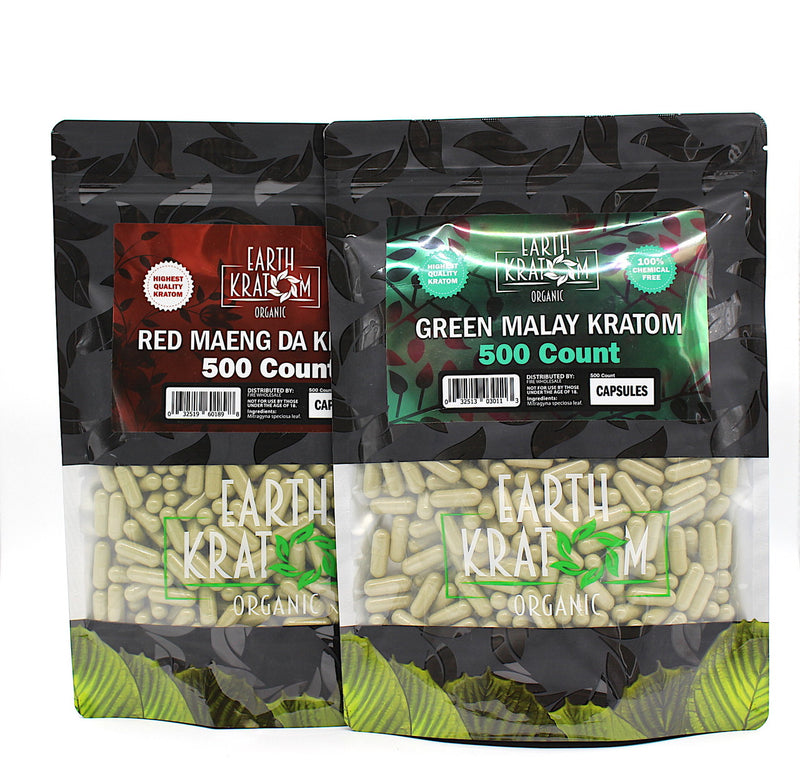 Earth kratom 500ct - Premium  from H&S WHOLESALE - Just $30.00! Shop now at H&S WHOLESALE