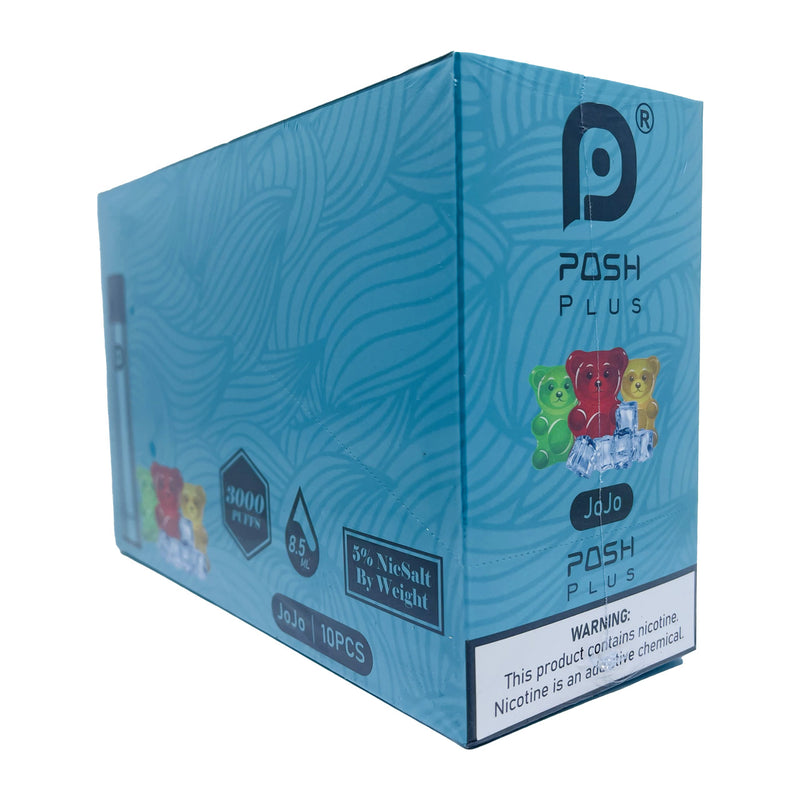 Posh plus 3000 puffs disposable vape 10pk - Premium  from H&S WHOLESALE - Just $42.50! Shop now at H&S WHOLESALE