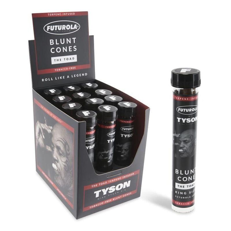 Tyson 2.0® X Futurola - Tobacco-Free Blunt Cone (1ct) - Display of 12 - Premium  from H&S WHOLESALE - Just $29.99! Shop now at H&S WHOLESALE