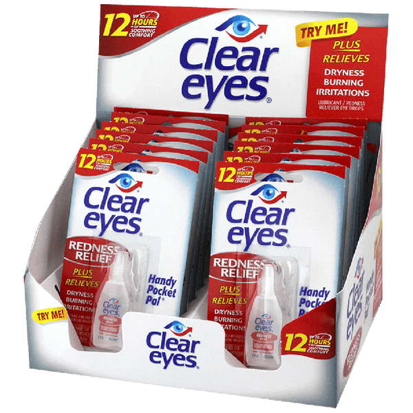 Clear eyes 12ct 0.2oz - Premium  from H&S WHOLESALE - Just $30! Shop now at H&S WHOLESALE