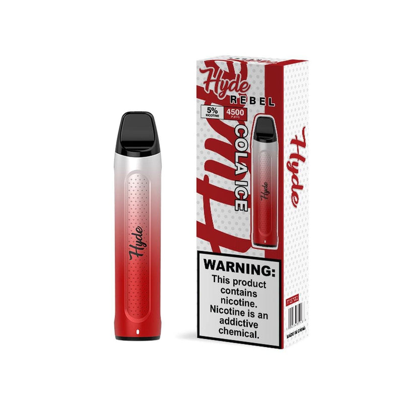 Hyde Rebel rechargeable disposable Vape 4500 puffs - Premium Disposable Vape from HS GLOBAL DISTRIBUTION LLC - Just $50.00! Shop now at H&S WHOLESALE