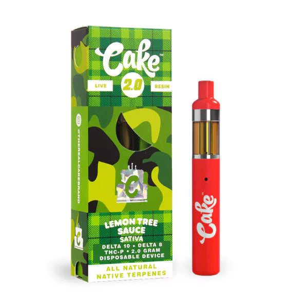 Cake Daybuzz 2g Live Resin Delta 10 & Delta 8 & THC-P Disposable Vape 1ct - Premium  from H&S WHOLESALE - Just $18.00! Shop now at H&S WHOLESALE