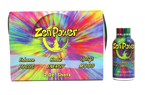 Zen power 2oz shots 12ct - Premium  from H&S WHOLESALE - Just $35! Shop now at H&S WHOLESALE