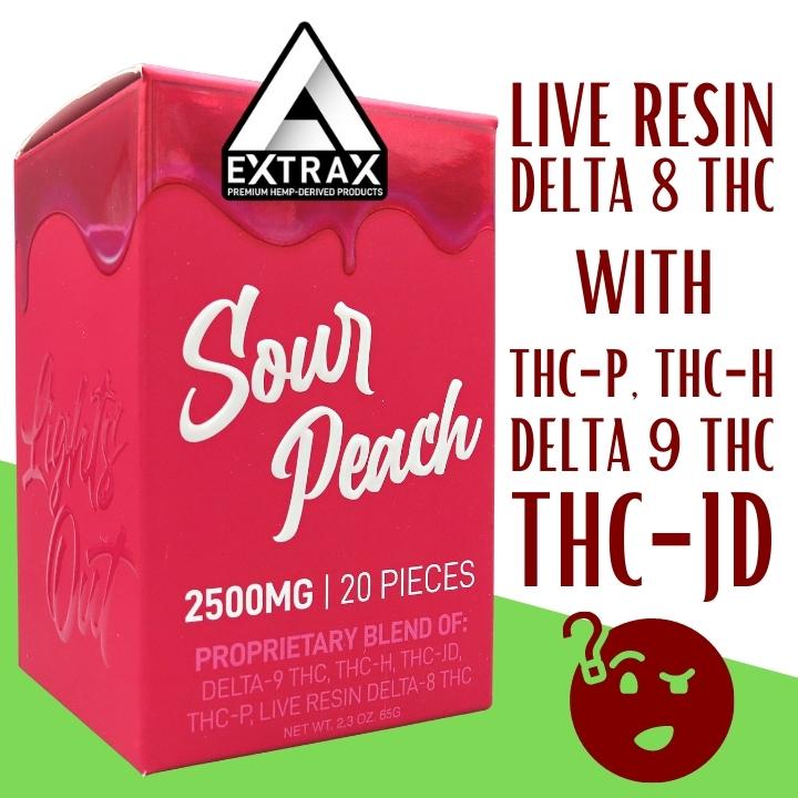 Extrax 3500MG Live resin D9 & THC-H & THC-JD & THC-P & D8 20 gummies - Premium  from H&S WHOLESALE - Just $14.00! Shop now at H&S WHOLESALE