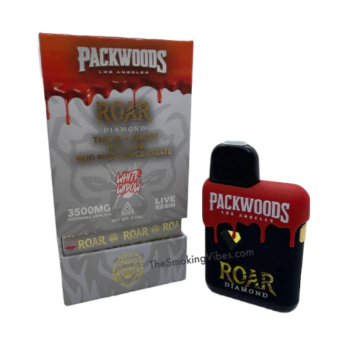 Packwoods Roar Diamond 3500mg Live Resin THC-B & THC-C & D11 & D8 Disposable Vape - Premium  from H&S WHOLESALE - Just $19.00! Shop now at H&S WHOLESALE