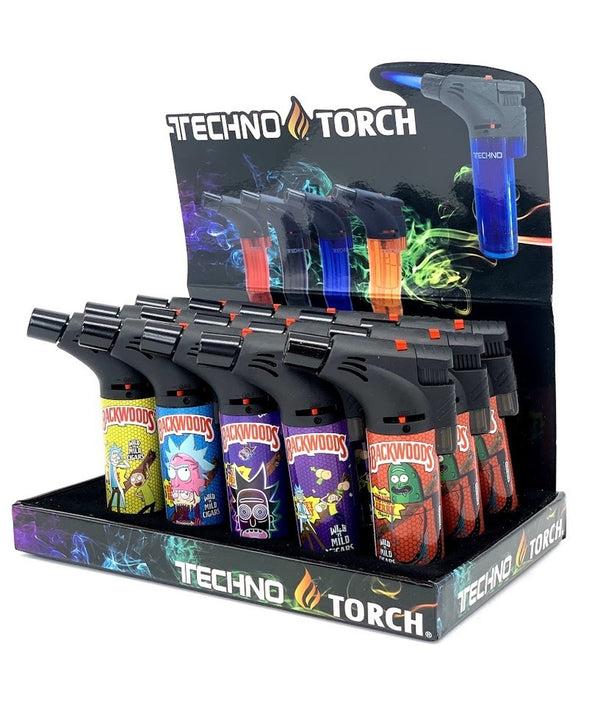 packwoods & R&M Techno Torch 15ct - Premium  from H&S WHOLESALE - Just $35.00! Shop now at H&S WHOLESALE