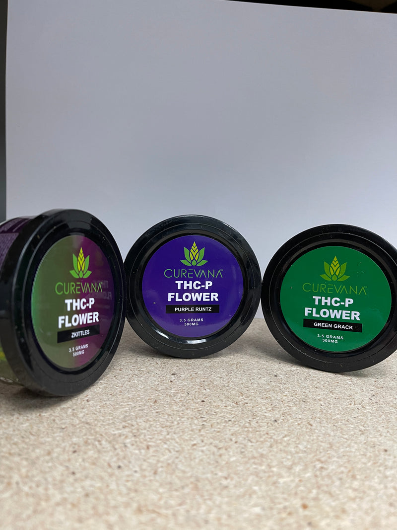 Curevana THC-P 3.5g Flowers 500mg jar - Premium  from H&S WHOLESALE - Just $10.00! Shop now at H&S WHOLESALE