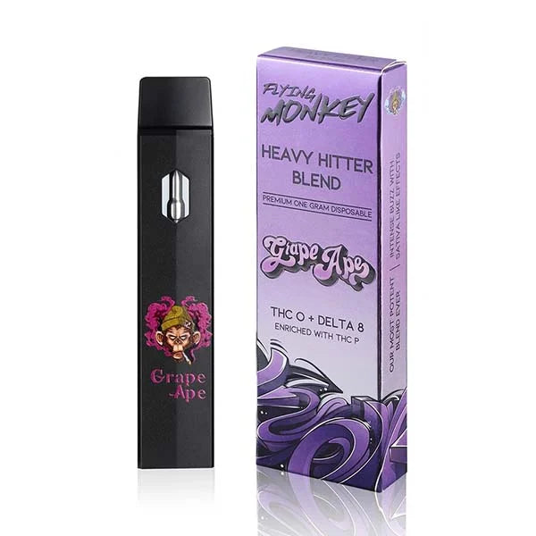 Flying Monkey Heavy Hitter blend THC-O + Delta 8 with THC-P 1g disposable - Premium  from H&S WHOLESALE - Just $12.00! Shop now at H&S WHOLESALE