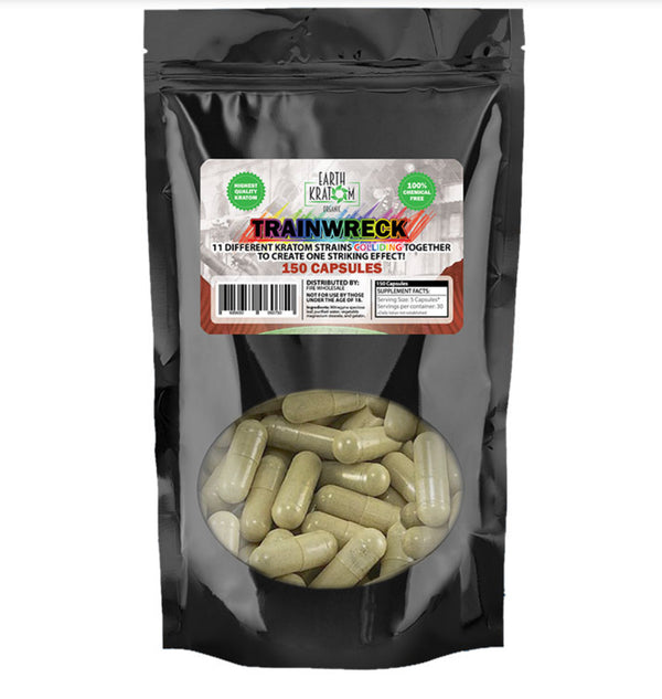 Earth kratom 150 Capsule 5pk - Premium  from H&S WHOLESALE - Just $45.00! Shop now at H&S WHOLESALE