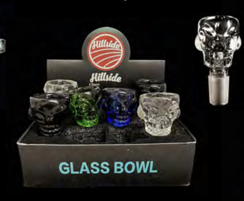 HillSide 6Ct Skull shape Glass Bowl B-007-14 - Premium  from H&S WHOLESALE - Just $25.00! Shop now at H&S WHOLESALE
