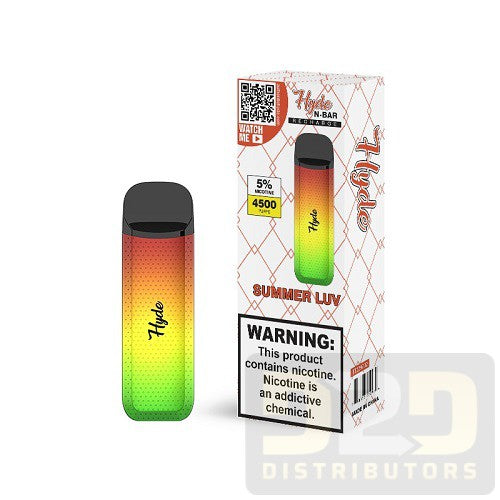 Hyde N-Bar 4500 puffs rechargeable disposable vape - Premium Disposable Vape from H&S WHOLESALE - Just $50.00! Shop now at H&S WHOLESALE